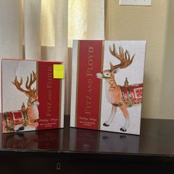 Christmas Fits & Floyd Deer Candleholders