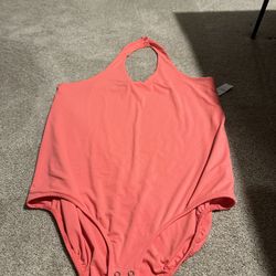 NWT Lane Bryant 18/20 Coral Bodysuit