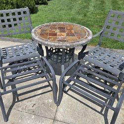 Patio Bistro Table Set