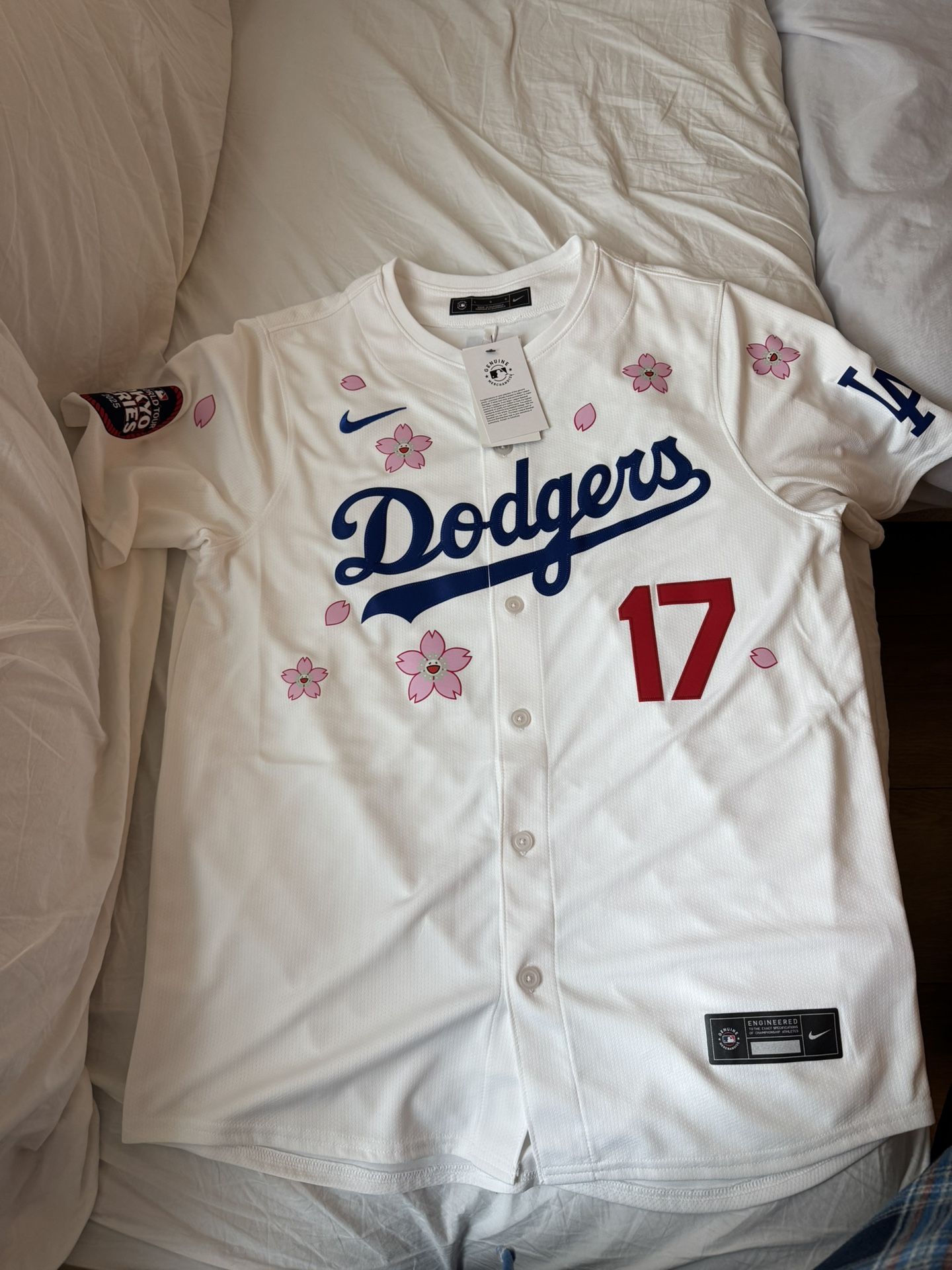 Dodgers x Takashi Murakami Large 2025 MLB Tokyo Series Ohtani Kanji Jersey