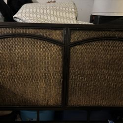 Pier One Headboard With Two End Tables 