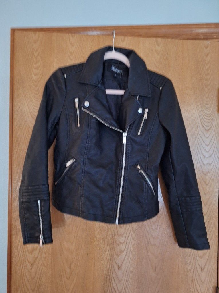 Faux Leather Jacket