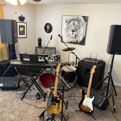 Subwoofer Keyboard Drums Guitars