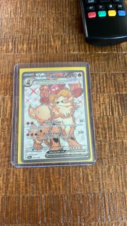Arcanine ex Pokémon card