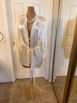 White Bridal Night Gown