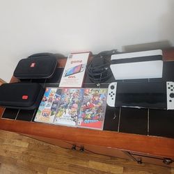 Switch 1 OLED W/ Games And Accessories 