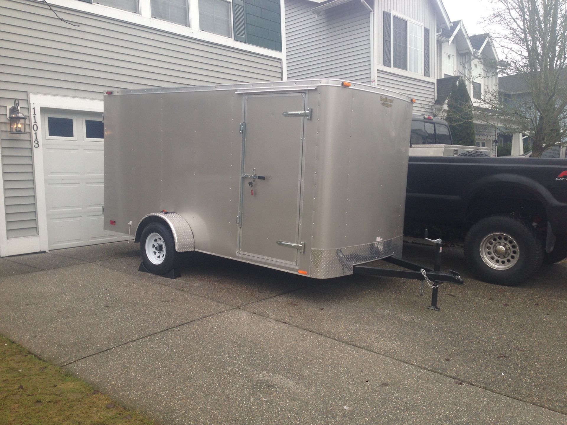 Enclosed 6x12 Trailer - double door - Great Shape