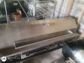 Gas/ charcoal commercial size grill