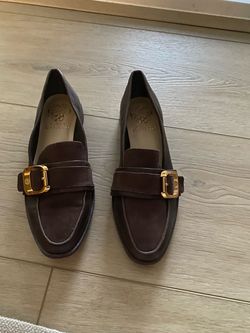 Vince Camuto Brown Leather and Suede