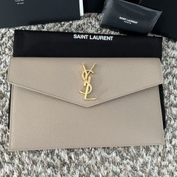 Ysl uptown pouch outlet latte