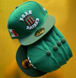 Mexico born x raised fitted hat size 7 1/8, 7 1/4, 7 3/8, 7 1/2, 7 5/8