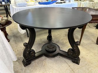 Black Round Table