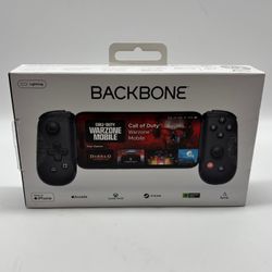New Backbone One Lightning Controller Black Mobile Gaming Controller for iPhone