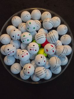50 Used Maxfli Golf Balls- 30 Tour Series & 11 SoftFli/StraightFli - Excellent Condition