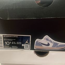Air Jordan 1 Low SE WRMK Sashiko Denim