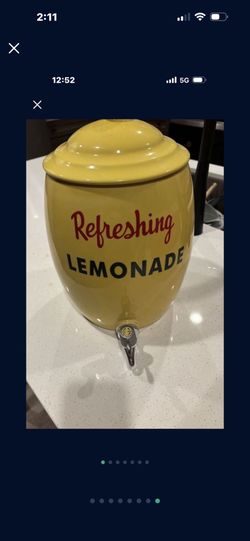 Ceramic Lemonade Jar