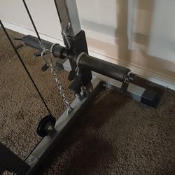 Lat Machine with Long and Short Bar Only