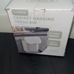 New In Box Cabinet Trash Bin 