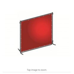 6x8 Welding Shield Red