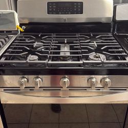 Kenmore Stainless Steel 5 Burner Gas Stove
