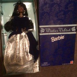 Beautiful  Winter Velvet  Barbie doll