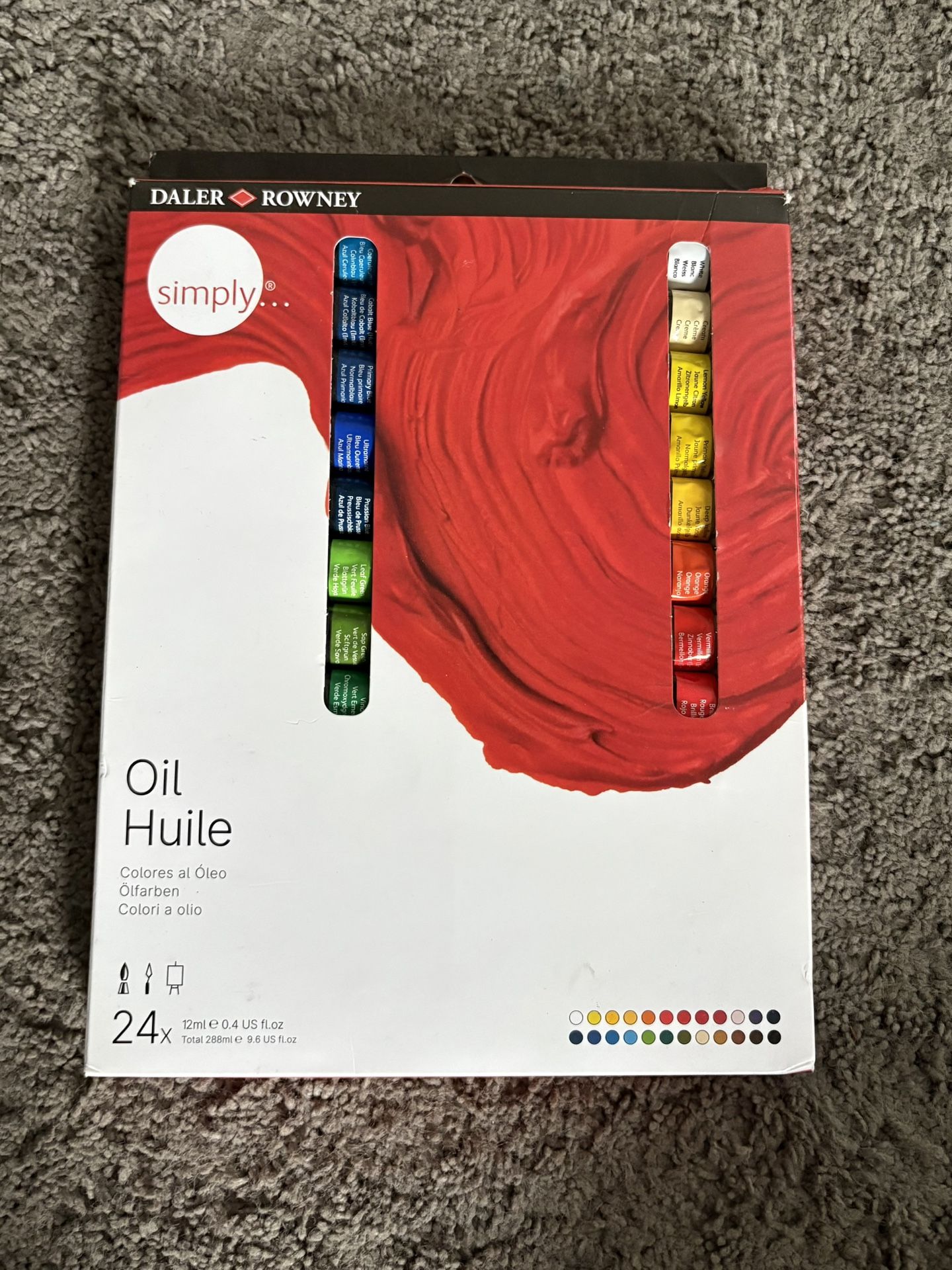 Daler Rowney Oil Paint Set 