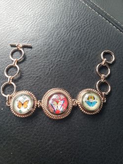 3 slot butterfly bracelet