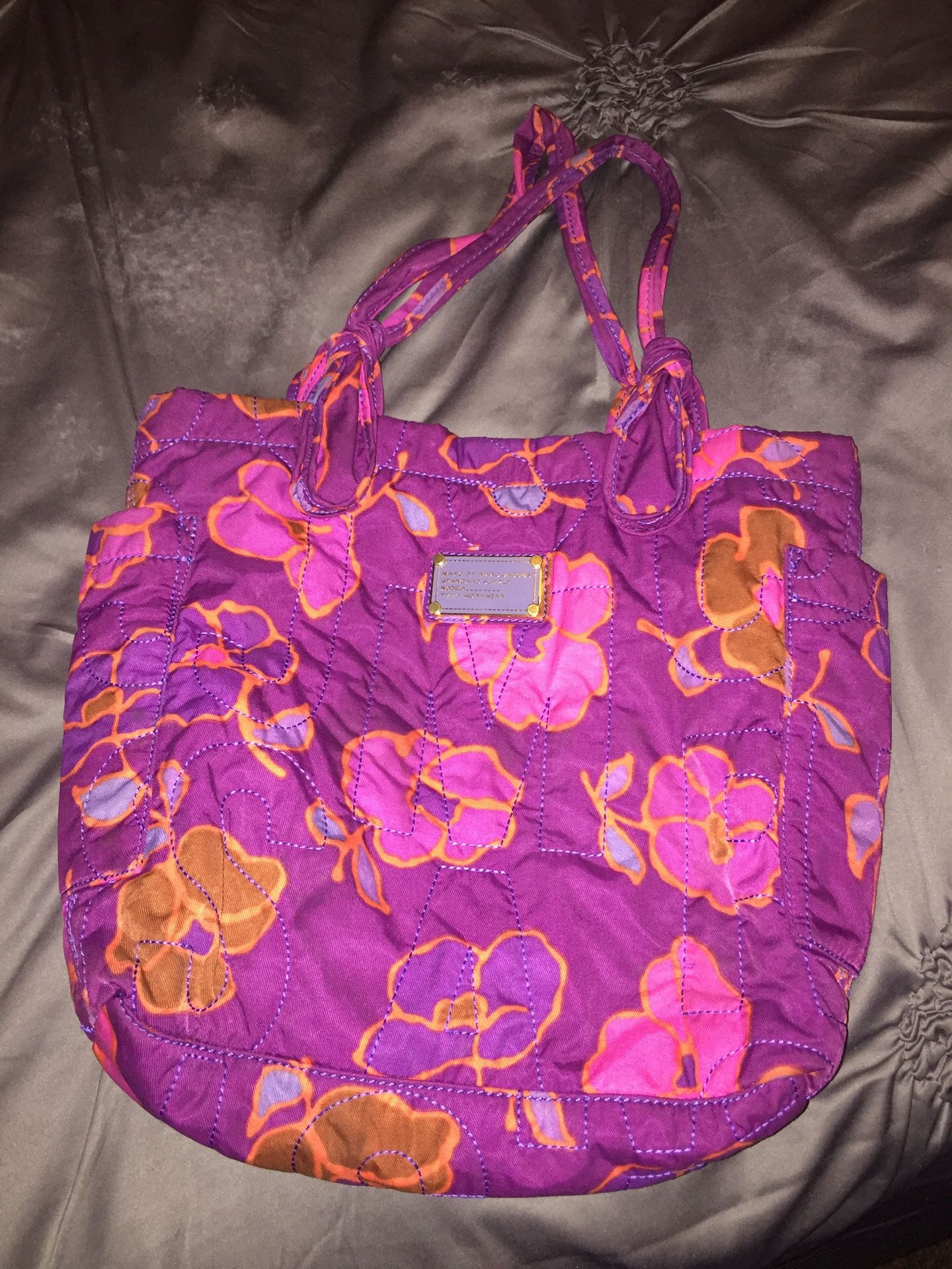Marc by Marc Jacobs Quilted floral Nylon tote bag