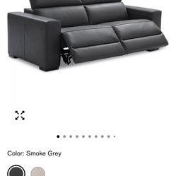 Leather Loveseat Couch Recliner Like New!