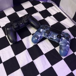 Two PS4 Remotes 