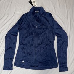 Adidas - Women’s Textured Full Zip Layer Jacket ( XS )