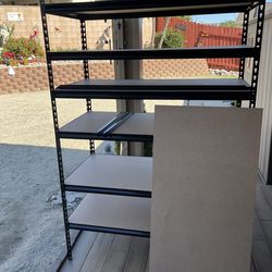 Beautiful Heavy Duty Shelving W/ 7 Shelves.