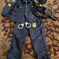 Halloween Costume. Police Man Halloween Costume. Size Small. 