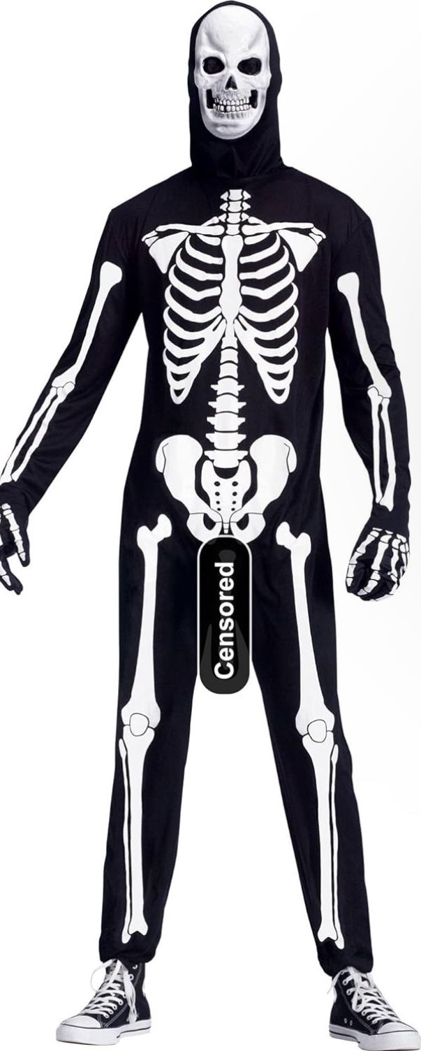 skeleton bon*r halloween costume 