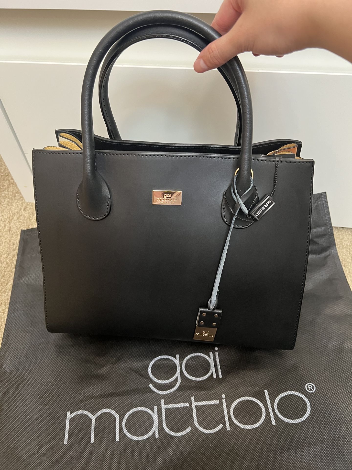 Italian Genuine Leather Bag, Made In Italy, Purchased at Italy. Brand New, Purchased $280, Now $160