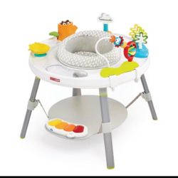 Skip Hop Baby Activity Center - Explore & More 3-Stage: Adjustable Height, Converts to Play Table, Developmental Toys