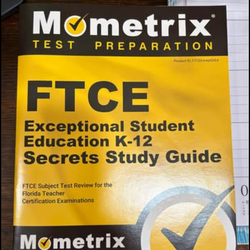 FTCE Exceptional Student Education K-12 Study Guide – Mometrix