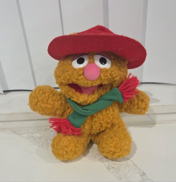 Vintage 1987 Henson Associates Baby Fozzie 9" Plush Bear