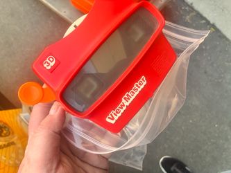 80s View-Master 3D Viewer Red with ET movie cards