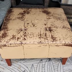 Large (Shabby Chic?) Ottoman
