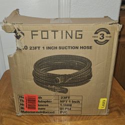 FOTING 23 FEET 1 INCH SUCTION HOSE