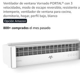 Ventilator de ventana parecido aire acondicionado