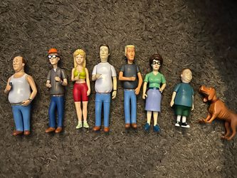 King of the Hill figure lot