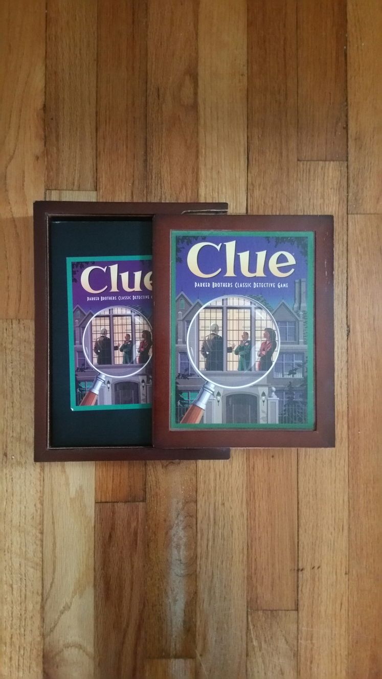 Adult's and kids CLUE Game, new in original box, very entertaining and meditation