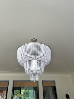 Visual Comfort & Co. AERIN "Jacqueline" Two-Tier Beaded Chandelier