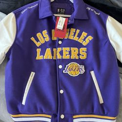 Los Angeles Lakers Letterman Jacket New 