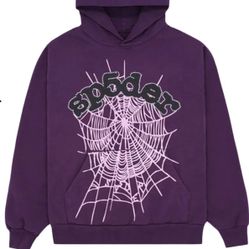 Sp5der Web Hoodie 'Grape'