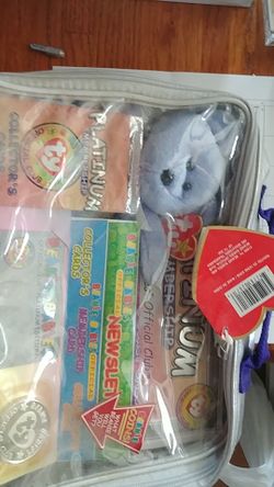 ty Platinum Beanie Babies Official Club