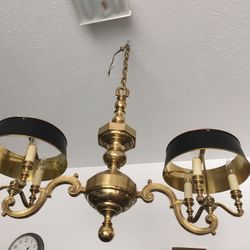 Antique solid brass chandelier