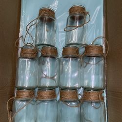 10 glass containers